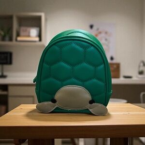 Turtle Shaped Makeup Bag NWT